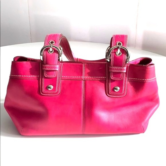 Coach Soho pleated zip satchel pink - Picture 2 of 8